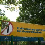 Traffic rules and your dreams. You should follow both.