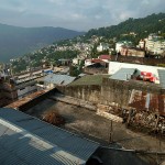 Widoczek z hotelowego dachu