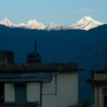 Góry widziane z Gantoku