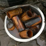 Kufle na tongbę (bamboo)