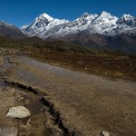 Widoczek po drodze do Lamuni, z lewej Pandim