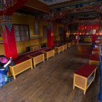 Ravangla, M robi zdjęcia w Bon Monastery