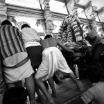 Wciągamy posąg na platformę