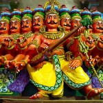 Bóg Ramana o 9 głowach gotowy do procesji