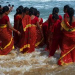 Na plaży w Mamallapuram