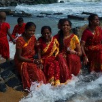 Na plaży w Mamallapuram