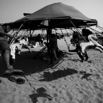 Karuzele na plaży w Mamallapuram