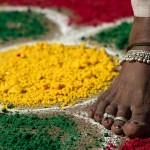 Kolam (rysunek z ryżu) i stopa