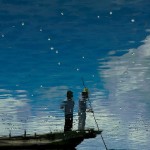 Patrzę w niebo, gwiazd szukam, przewodniczek łodzi