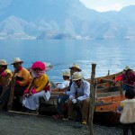 Lugu Hu, państwo czekają na klientów
