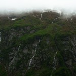 Góra  z wodospadzikami