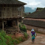 Wieś Zhengdong na trasie Jiangcheng-Jinghong